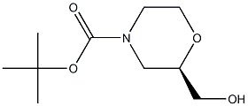 2-( R)-HYDROXYMETHYL-MORPHOLINE-4-CARBOXYLIC ACID TERT-BUTYL ESTER Struktur