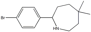 2-(4-BROMOPHENYL)-5,5-DIMETHYLAZEPANE Struktur