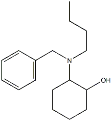 2-[BENZYL(BUTYL)AMINO]CYCLOHEXANOL Struktur