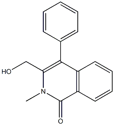 3-(HYDROXYMETHYL)-2-METHYL-4-PHENYLISOQUINOLIN-1(2H)-ONE Struktur