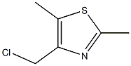 4-CHLOROMETHYL-2,5-DIMETHYL-THIAZOLE Struktur