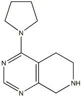 4-PYRROLIDIN-1-YL-5,6,7,8-TETRAHYDROPYRIDO[3,4-D]PYRIMIDINE Struktur