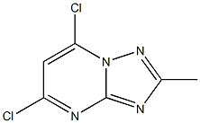 5,7-DICHLORO-2-METHYL-[1,2,4]TRIAZOLO[1,5-A]PYRIMIDINE Struktur