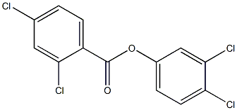 3,4-dichlorophenyl 2,4-dichlorobenzoate Struktur