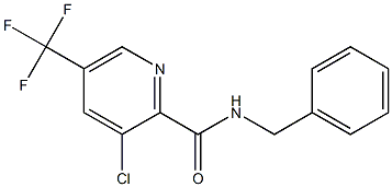 N2-benzyl-3-chloro-5-(trifluoromethyl)pyridine-2-carboxamide Struktur