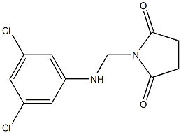 1-[(3,5-dichloroanilino)methyl]pyrrolidine-2,5-dione Struktur