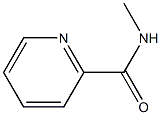 N-methylpyridine-2-carboxamide Struktur