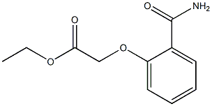 ethyl 2-[2-(aminocarbonyl)phenoxy]acetate Struktur