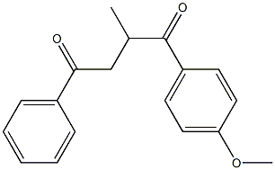 1-(4-methoxyphenyl)-2-methyl-4-phenylbutane-1,4-dione Struktur