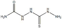 2-(hydrazinocarbothioyl)hydrazine-1-carboxamide Struktur