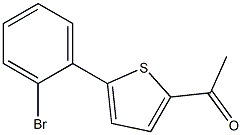 1-[5-(2-bromophenyl)thien-2-yl]ethanone Struktur