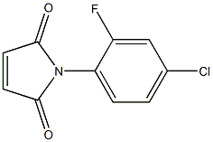 1-(4-chloro-2-fluorophenyl)-1H-pyrrole-2,5-dione Struktur