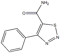 4-phenyl-1,2,3-thiadiazole-5-carboxamide Struktur