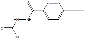 N1-methyl-2-[4-(tert-butyl)benzoyl]hydrazine-1-carboxamide Struktur