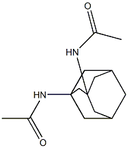 N1-[3-(acetylamino)-1-adamantyl]acetamide Struktur