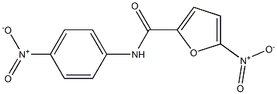 N2-(4-nitrophenyl)-5-nitro-2-furamide Struktur