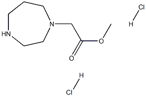 methyl 1,4-diazepan-1-ylacetate dihydrochloride Struktur