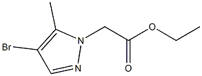 ethyl 2-(4-bromo-5-methyl-1H-pyrazol-1-yl)acetate Struktur