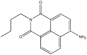 6-amino-2-butyl-2,3-dihydro-1H-benzo[de]isoquinoline-1,3-dione Struktur