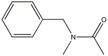 acetic acid N-benzyl-N-methyl-amide Struktur