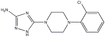 5-[4-(2-chlorophenyl)piperazino]-1H-1,2,4-triazol-3-amine Struktur