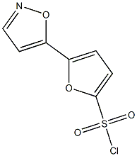 5-(5-isoxazolyl)-2-furansulfonoyl chloride Struktur