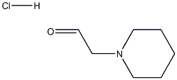 2-piperidinoacetaldehyde hydrochloride Struktur