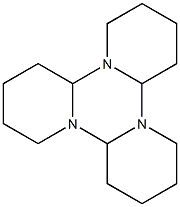 perhydrotripyrido[1,2-a:1,2-c:1,2-e][1,3,5]triazine Struktur