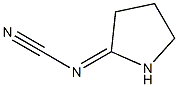 N-(2-pyrrolidinylidene)cyanamide Struktur