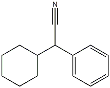 2-cyclohexyl-2-phenylacetonitrile Struktur