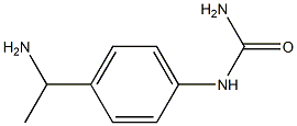 N-[4-(1-aminoethyl)phenyl]urea Struktur