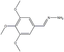 3,4,5-trimethoxybenzaldehyde hydrazone Struktur