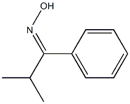 2-methyl-1-phenylpropan-1-one oxime Struktur