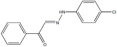 2-oxo-2-phenylacetaldehyde 1-(4-chlorophenyl)hydrazone Struktur