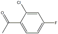 1-(2-chloro-4-fluorophenyl)ethanone Struktur