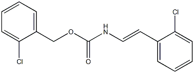 2-chlorobenzyl N-[(E)-2-(2-chlorophenyl)ethenyl]carbamate Struktur