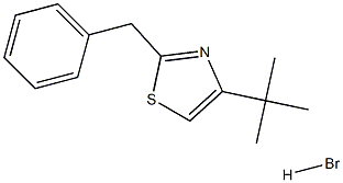 2-benzyl-4-(tert-butyl)-1,3-thiazole hydrobromide Struktur