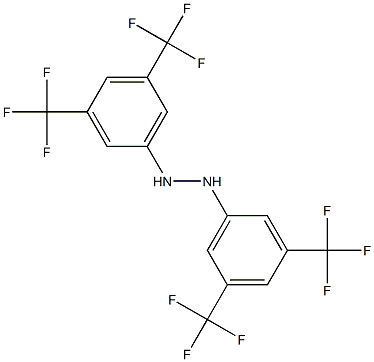 1,2-di[3,5-di(trifluoromethyl)phenyl]hydrazine Struktur