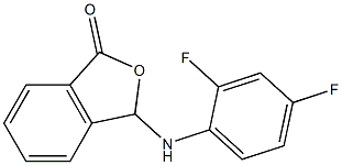 3-(2,4-difluoroanilino)-1,3-dihydroisobenzofuran-1-one Struktur