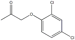 1-(2,4-dichlorophenoxy)acetone Struktur