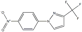 1-(4-nitrophenyl)-3-(trifluoromethyl)-1H-pyrazole Struktur