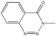 3-methyl-1,2,3-benzotriazin-4(3H)-one Struktur