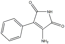 3-amino-4-phenyl-2,5-dihydro-1H-pyrrole-2,5-dione Struktur