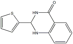 2-(2-thienyl)-1,2,3,4-tetrahydroquinazolin-4-one Struktur