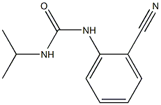 N-(2-cyanophenyl)-N'-isopropylurea Struktur