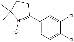 5-(3,4-dichlorophenyl)-2,2-dimethyl-3,4-dihydro-2H-pyrrolium-1-olate Struktur