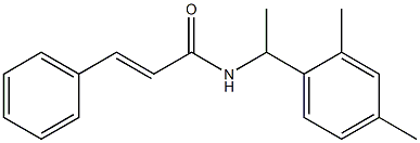 N1-[1-(2,4-dimethylphenyl)ethyl]-3-phenylacrylamide Struktur