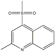 2-methyl-4-(methylsulfonyl)quinoline Struktur