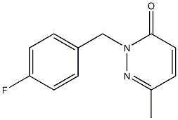 2-(4-fluorobenzyl)-6-methyl-2,3-dihydropyridazin-3-one Struktur