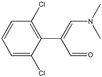 (Z)-2-(2,6-dichlorophenyl)-3-(dimethylamino)-2-propenal Struktur